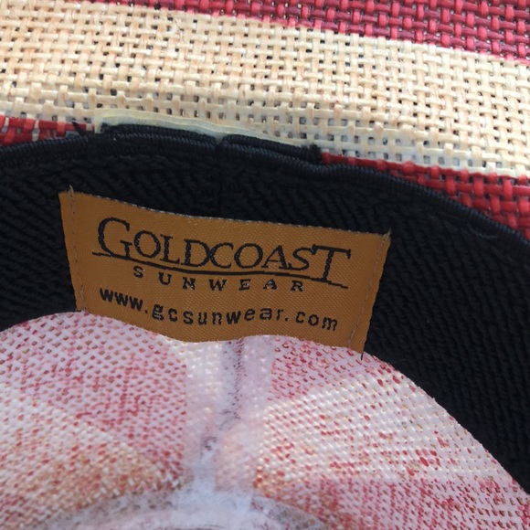 Gold Coast Sunwear Old Glory straw cowboy hat American flag hat Olympics July 4 - Picture 4 of 5